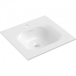 MEXEN - Vela umývadlo zapustené do dosky 51 x 46,5, biela lesk (25235000)