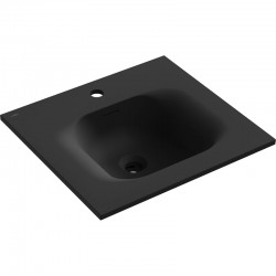 MEXEN - Vela umývadlo zapustené do dosky 51 x 46,5, čierna mat (25235071)