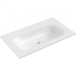 MEXEN - Vela umývadlo zapustené do dosky 81 x 46,5, biela lesk (25238000)