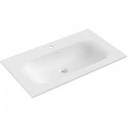 MEXEN - Vela umývadlo zapustené do dosky 81 x 46,5, biela mat (25238001)