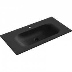 MEXEN - Vela umývadlo zapustené do dosky 91 x 46,5, čierna mat (25239071)