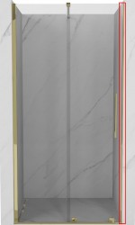 MEXEN - VELAR montážna sada pre sprchové dvere zlatá (871-05-50)