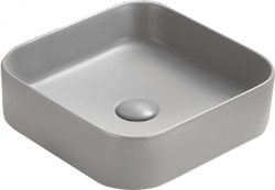 MEXEN - Vena umývadlo na dosku 37 x 37, svetlo šedá mat (22193761)