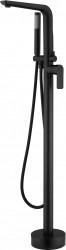 MEXEN - Voľne stojaca vaňová batéria Roxy, čierna (75533-70)