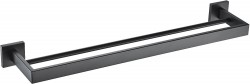 MEXEN - Vox dvojitý držiak uterákov, čierna (707025-70)