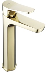 MEXEN - Vysoká umyvadlová baterie Lerma, zlato (74310-50)