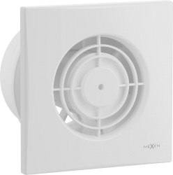 MEXEN - WXS 100 kúpeľňový ventilátor so senzorom vlhkosti, timer, biela (W9606-100-00)