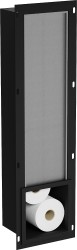 MEXEN - X-Wall-B modul na toaletný papier s úložným priestorom, čierny (1975)