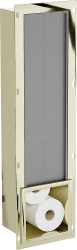 MEXEN - X-Wall-B modul na toaletný papier s úložným priestorom, zlatá (1955)