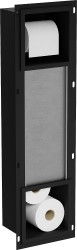 MEXEN - X-Wall-BP modul na toaletný papier s úložným priestorom, čierná (1974)