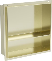 MEXEN - X-Wall-NR modul pre vstavanie do steny s policou 30x30, zlatá (1951303010S)