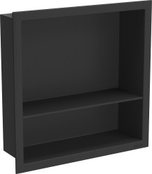 MEXEN - X-Wall-R modul pre vstavanie do steny s poličkou 30 x 30, čierna (1970303010S)