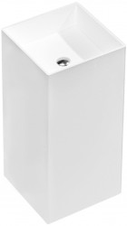 MEXEN - Xola-2 Voľne stojace umývadlo z liateho mramoru 45 x 45, biela mat (26594500)