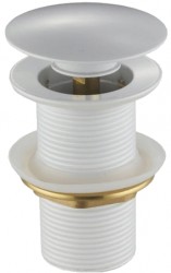 MEXEN - Zátka klik-klak bez prepadu, biela okrúhla (79910-20)