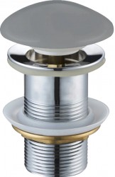 MEXEN - Zátka klik-klak bez prepadu, svetlo šedá mat keramická (79910-61)