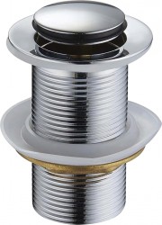 MEXEN - Zátka kľučiek-klak bez prepadu, malá okrúhla, chróm (79915-00)