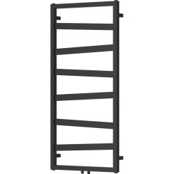 MEXEN - Zoom vykurovací rebrík/radiátor dekoratívny 1100 x 530 mm, 376 W, čierna (W130-1100-530-00-70)