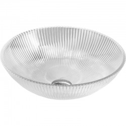 MEXEN - Zuri sklenené umývadlo na dosku 39 x 39, transparent (24193900)