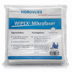 Mikrofázovej utierky biele NORDVLIES 110445 - 5 ks v balení, 40x38 cm, 5 ks EG110445