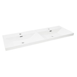 Nábytkové dvojumývadlo SAT B-Way 121x46 cm dva otvory pre batériu SATBW212046 (SATBW212046)