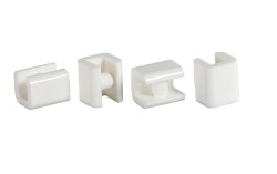 Náhradné nožičky SAT 4 ks, biele NDSATSTOLPLASTB (NDSATSTOLPLASTB)