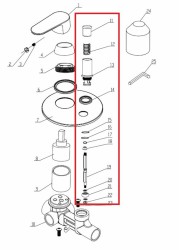 Náhradní díl přepínač Siko Lucida NDLU215PREP (NDLU215PREP)