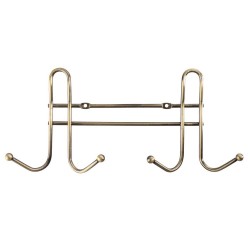 Nástenný vešiak zlatý AWD Interior 1714 (AWD02091714)