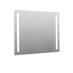 Naturel - Hranaté zrkadlo 100x70 cm s LED osvetlením, vykurovacia fólia, senzor s nastaviteľnou teplotou 2700-6500K, IP44 ZIL10070TLEDS (ZIL10070TLEDS)