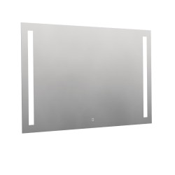 Naturel - Hranaté zrkadlo 120x70 cm s LED osvetlením, vykurovacia fólia, senzor s nastaviteľnou teplotou 2700-6500K, IP44 ZIL12070TLEDS (ZIL12070TLEDS)