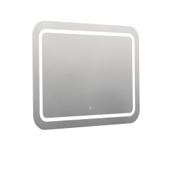 Naturel - Zaoblené zrkadlo 100x70 cm s LED osvetlením, vykurovacia fólia, senzor s nastaviteľnou teplotou 2700-6500K, IP44 ZIL10070KTLEDS (ZIL10070KTLEDS)