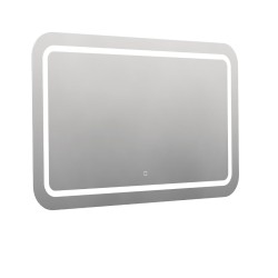 Naturel - Zaoblené zrkadlo 120x70 cm s LED osvetlením, vykurovacia fólia, senzor s nastaviteľnou teplotou 2700-6500K, IP44 ZIL12070KTLEDS (ZIL12070KTLEDS)