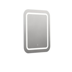 Naturel - Zaoblené zrkadlo 60x70 cm s LED osvetlením, vykurovacia fólia, senzor s nastaviteľnou teplotou 2700-6500K, IP44 ZIL6070KTLEDS (ZIL6070KTLEDS)