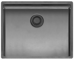 Nerezový drez Reginox New York 50x40, R38741, Gun Metal (R38741)