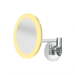 Nimco Model 20200 chróm mat kozmetické zrkadlo s LED podsvietením ZK 20265P-26 (ZK 20265P-26)