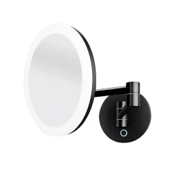 Nimco Model 20200 čierna mat kozmetické zrkadlo s LED podsvietením ZK 20265-90 (ZK 20265-90)