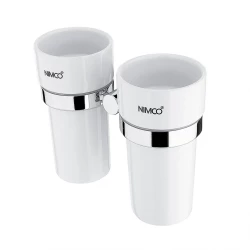 Nimco Unix chróm držiak na kefky dvojitý UN 13058DKN-26 (UN 13058DKN-26)