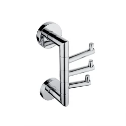 Nimco Unix chróm háčik otočný trojitý UN 13099-26 (UN 13099-26)