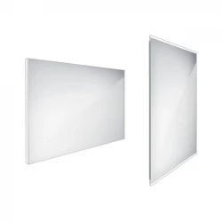 Nimco zrkadlo LED 1000 x 700 Model 9000 hliníkový rám ZP 9004 (ZP 9004)