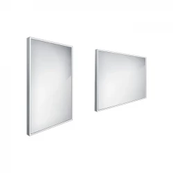 Nimco zrkadlo LED 500 x 700 Model 13000 hliníkový rám ZP 13001 (ZP 13001)
