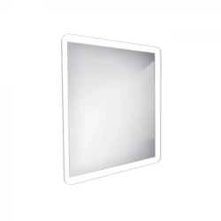 Nimco zrkadlo LED 600 x 600 Model 19000 hliníkový rám ZP 19066 (ZP 19066)