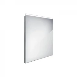Nimco zrkadlo LED 600 x 700 Model 8000 hliníkový rám ZP 8002 (ZP 8002)