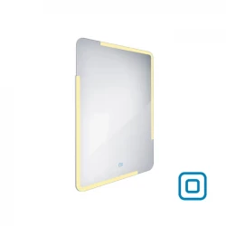 Nimco zrkadlo LED 600 x 800 Model 15000 hliníkový rám ZP 15002V (ZP 15002V)