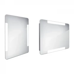 Nimco zrkadlo LED 600 x 800 Model 18000 hliníkový rám ZP 18002 (ZP 18002)