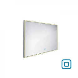 Nimco zrkadlo LED senzor 1000 x 700 Model 13000 hliníkový rám ZP 13004V (ZP 13004V)