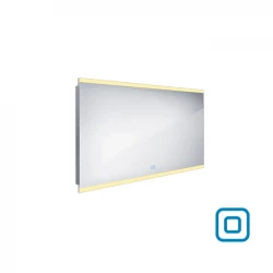 Nimco zrkadlo LED senzor 1200 x 700 Model 12000 hliníkový rám ZP 12006V (ZP 12006V)