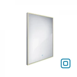 Nimco zrkadlo LED senzor 600 x 800 Model 13000 hliníkový rám ZP 13002V (ZP 13002V)