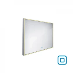 Nimco zrkadlo LED senzor 900 x 700 Model 13000 hliníkový rám ZP 13019V (ZP 13019V)