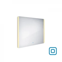 Nimco zrkadlo LED senzor 900 x 700 Model 17000 hliníkový rám ZP 17019V (ZP 17019V)