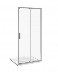 Nion Sprchové dvere dvojdielne L/P, 140 cm, Jika perla Glass, strieborná/transparentné sklo (H2422N80026681)