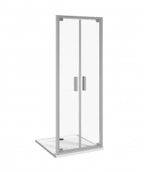 Nion Sprchové dvere pivotové dvojkrídlové L/P, 90 cm, Jika perla Glass, strieborná/sklo arctic (H2562N20006661)